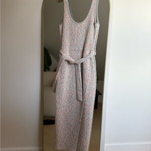 SAYLOR Sleeveless Knit Dress With Belt